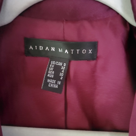 Aidan Mattox Velvet Blazer - Picture 3 of 3